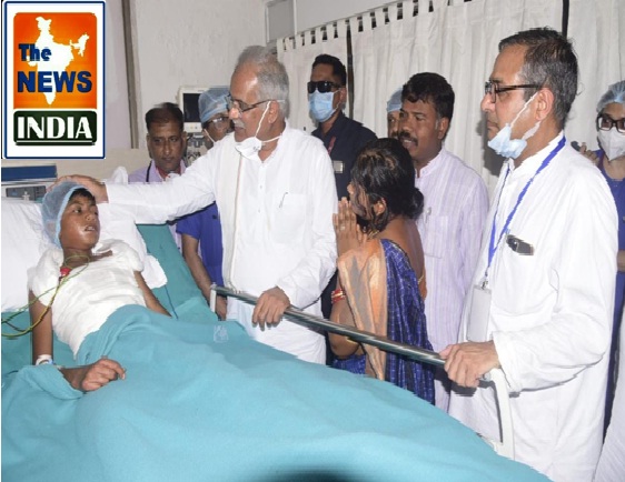 Chief Minister Mr.Bhupesh Baghel visits Apollo Hospital to meet Rahul