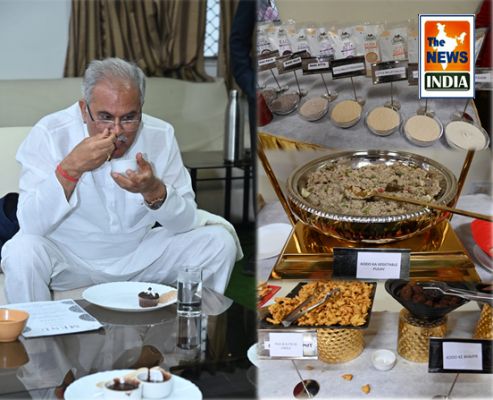 Chief Minister Mr. Bhupesh Baghel organized a luncheon for MLAs to promote the dishes made of millets