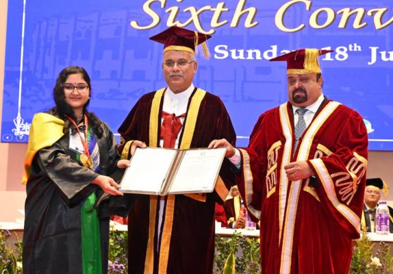 Chief Minister graces the Convocation Ceremony at Hidayatullah National Law University