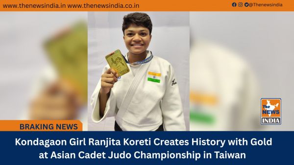  Kondagaon Girl Ranjita Koreti Creates History with Gold at Asian Cadet Judo Championship in Taiwan