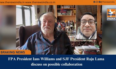 FPA President Ians Williams and SJF President Raju Lama  discuss on possible collaboration 