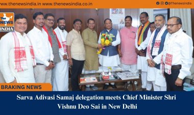 Sarva Adivasi Samaj delegation meets Chief Minister Shri Vishnu Deo Sai in New Delhi
