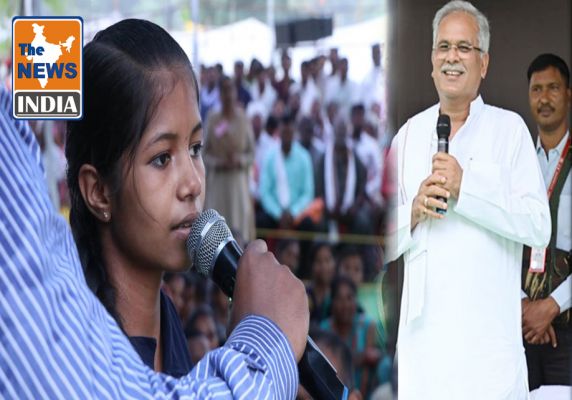 CM  Mr. Bhupesh Baghel fulfills the wish of a Divyang School student who demanded a Higher Secondary School in Kaneychur 