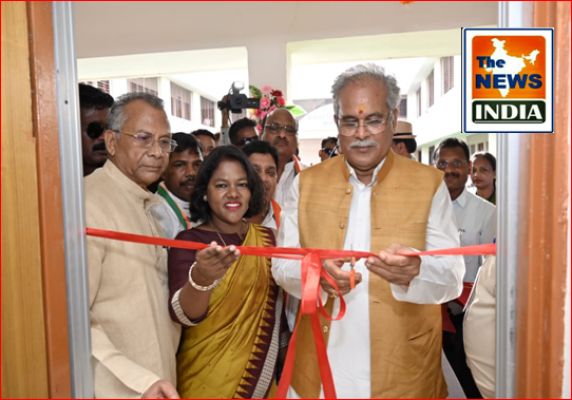  Chief Minister Mr. Bhupesh Baghel inaugurated the newly formed Sakti district