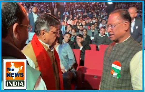  Kailash Vijayvargiya met Chief Minister Vishnudev Sai...(video)