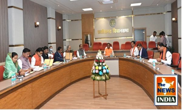 Chief Minister Shri Vishnu Deo Sai chaired a Cabinet Meeting at the Main Conference Room of the Chhattisgarh Assembly premise