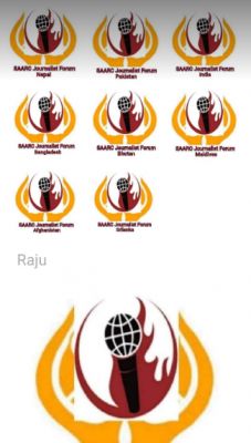 SAARC Journalists Forum SJF had launched the logo of all SAARC countries