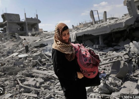 Wednesday,  Israeli strikes demolished entire neighbourhoods, hospitals ran low on supplies and a power blackout